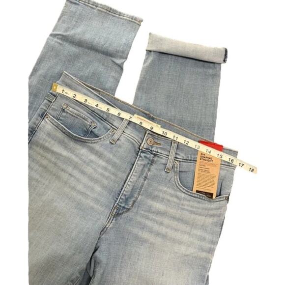 Levi's Ladies 314 Jeans Stretch Shaping Straight Tummy Slimming 32 X 32 NWT - Picture 8 of 10